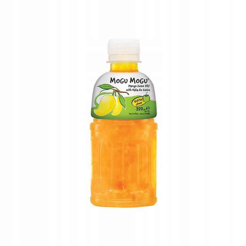 MOGU MOGU napój MANGO z nata de coco kawał galaretki kokosowej 320ml