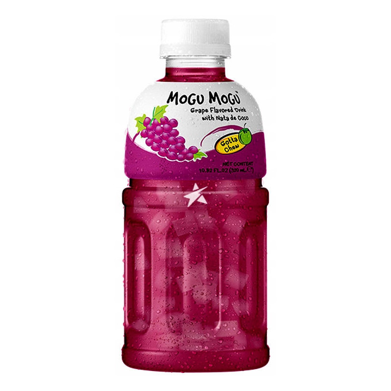 MOGU MOGU napój WINOGRONOWY WINOGRONO z nata de coco galaretka kokos 320ml