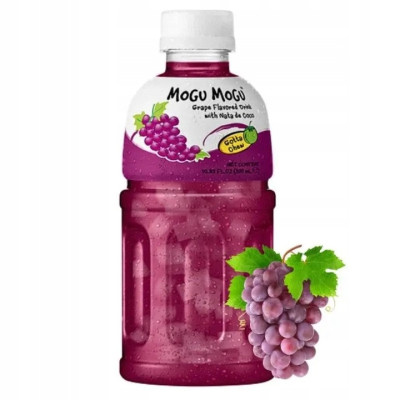 MOGU MOGU napój WINOGRONOWY WINOGRONO z nata de coco galaretka kokos 320ml