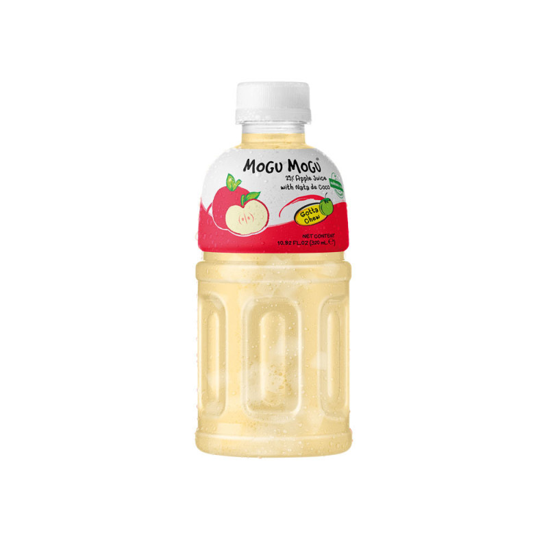 MOGU MOGU napój JABŁKO JABŁKOWY z nata de coco kawał galaretki kokos 320ml