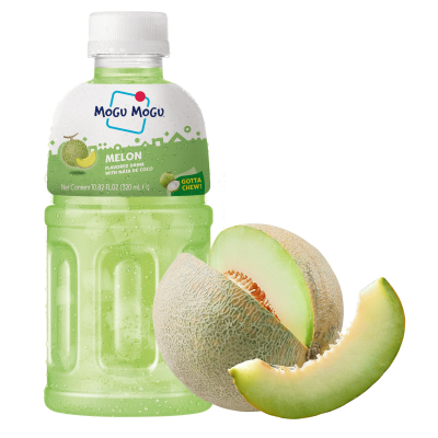 MOGU MOGU napój MELON MELONOWY z nata de coco z galaretką kokosową 320ml