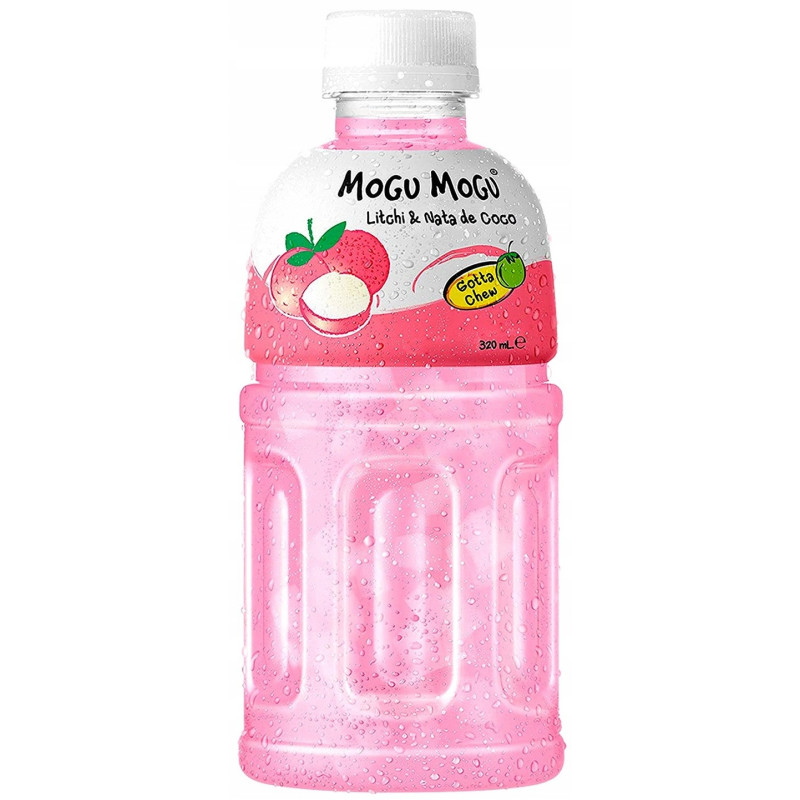 MOGU MOGU napój LICHI LICZI z nata de coco kawał galaretki kokos 320ml