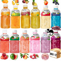MOGU MOGU napój z nata de coco MIX 12 CIEKAWYCH SMAKÓW 320ml x12 3,84L HIT!