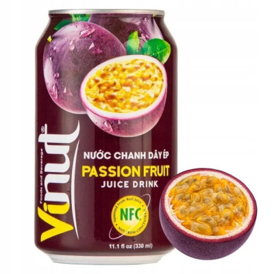 Vinut SOK Z MARAKUI MARAKUJA35% soku z marakui NFC PUSZKA 330ml 0,33L