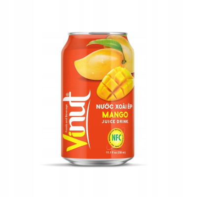 Vinut SOK Z MANGO 35% soku z mango NFC PUSZKA 330ml 0,33L