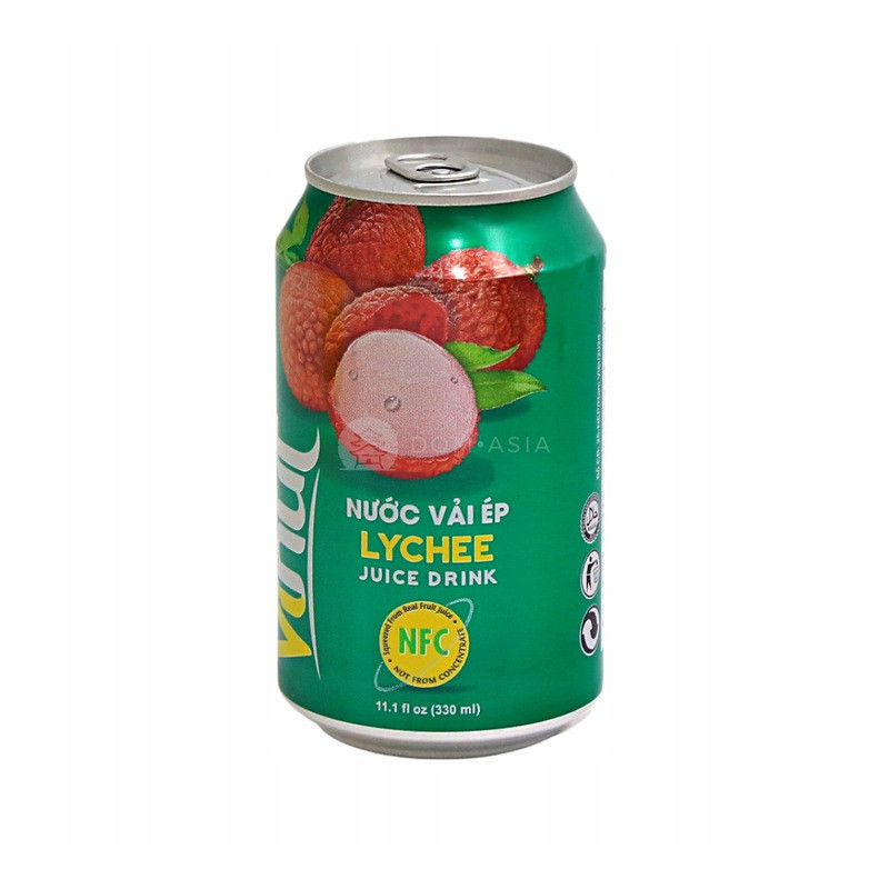 Vinut SOK Z LICZI LICHI 35% soku z liczi NFC PUSZKA 330ml 0,33L