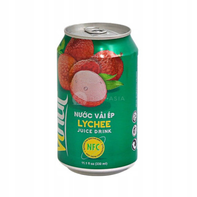 Vinut SOK Z LICZI LICHI 35% soku z liczi NFC PUSZKA 330ml 0,33L