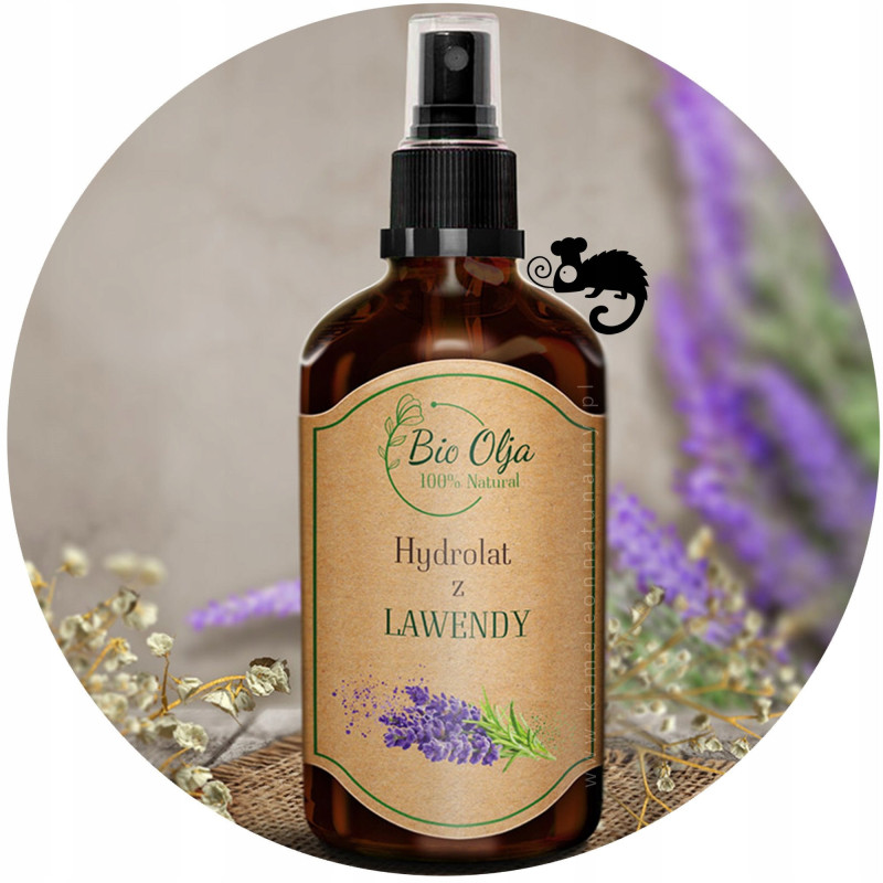 BioOlja HYDROLAT Z LAWENDY LAWENDOWY 100ml do twarzy Tonizuje Odświeża