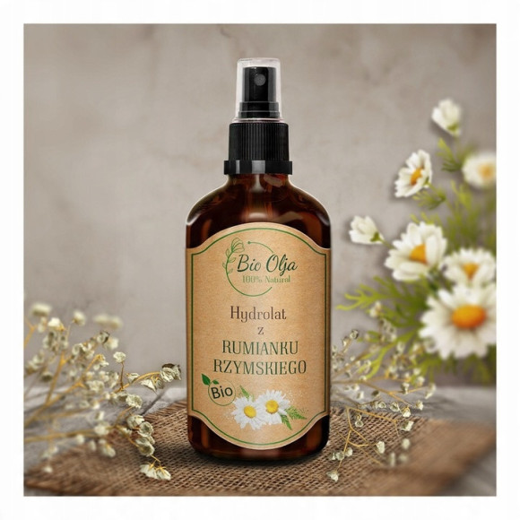 BioOlja BIO HYDROLAT Z RUMIANKU RZYMSKIEGO 100ml BioOlja BIO HYDROLAT Z RUMIANKU RZYMSKIEGO 100ml