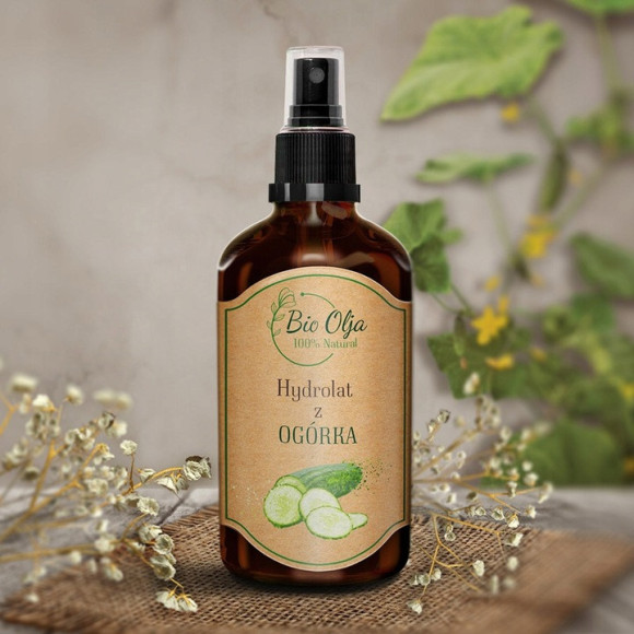 Bioolja BIO HYDROLAT Z OGÓRKA 100ml Nawilża Zmiękcza Tonizuje Dodaje Blasku Bioolja BIO HYDROLAT Z OGÓRKA 100ml Nawilża Zmiękcza Tonizuje Dodaje Blasku