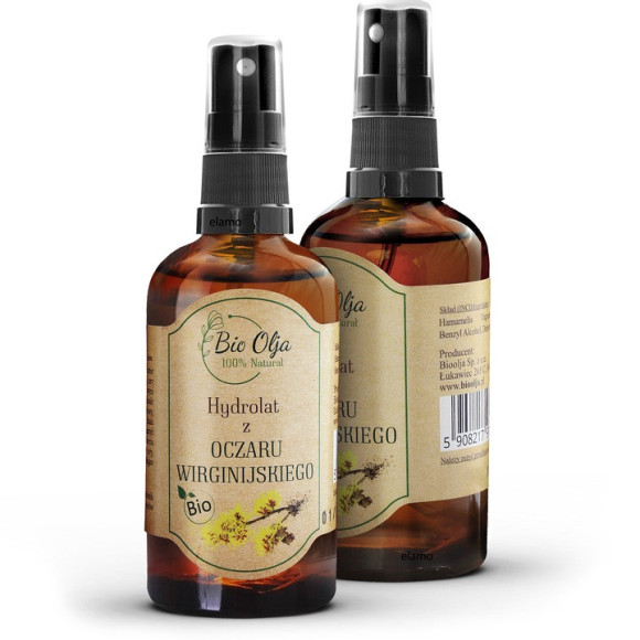 Bioolja BIO HYDROLAT Z OCZARU WIRGINIJSKIEGO 100ml Trądzik & Poparzenia