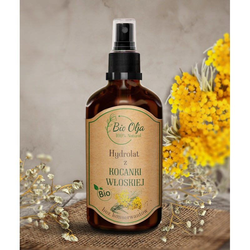 BioOlja BIO HYDROLAT Z KOCANKI WŁOSKIEJ 100ml PRZECIZWAPALNY NAWILŻAJĄCY