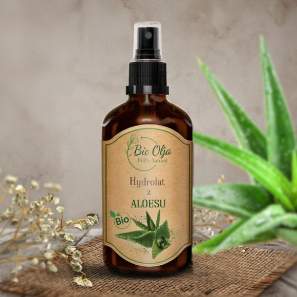 BioOlja BIO HYDROLAT Z ALOESU 100ml NATURALNA MGIEŁKA do CIAŁA TWARZY WŁOSY BioOlja BIO HYDROLAT Z ALOESU 100ml NATURALNA MGIEŁKA do CIAŁA TWARZY WŁOSY