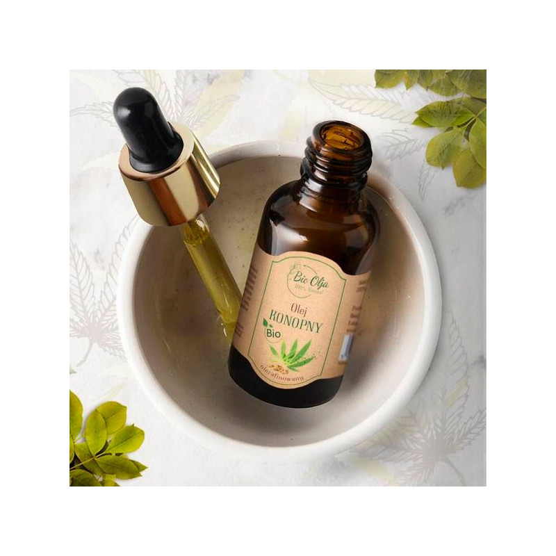 BioOlja BIO OLEJ KONOPNY ZIMNOTŁOCZONY NIERAFINOWANY 50ml do twarzy