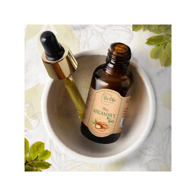 BioOlja BIO OLEJ ARGANOWY ZIMNOTŁOCZONY NIERAFINOWANY 50ml olejek do twarzy