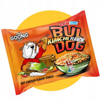 Goong BULDOG KIMCHI HOT CHICKEN RAMEN zupka chińska makaron OSTRA 117g
