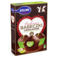 Gellwe KOCHANE BABECZKI CZEKOLADOWE PISTACJOWE z pistacjowym sercem 311g