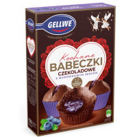 Gellwe KOCHANE BABECZKI CZEKOLADOWE BORÓWKOWE z borówkowym sercem 311g