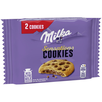 Milka SENSATIONS CHOCO INSIDE 2x CIASTKO Z CZEKOLADOWYM NADZIENIEM 52g HIT!