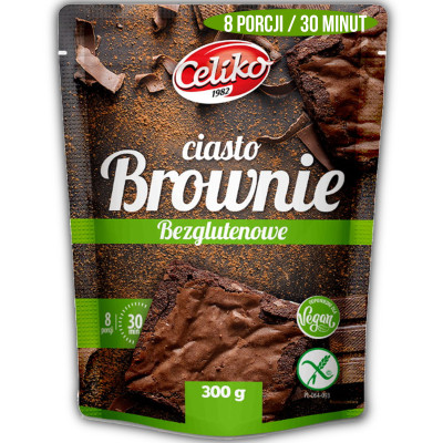 CELIKO CIASTO BROWNIE bezglutenowe mieszanka do wypeku 300g