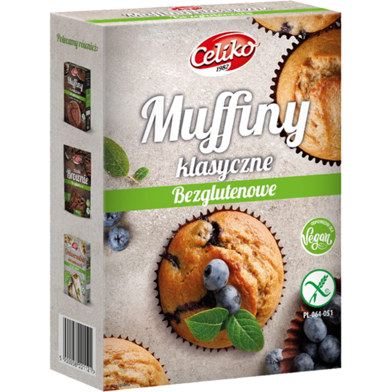 CELIKO MUFFINY KLASYCZNE bezglutenowe 280g