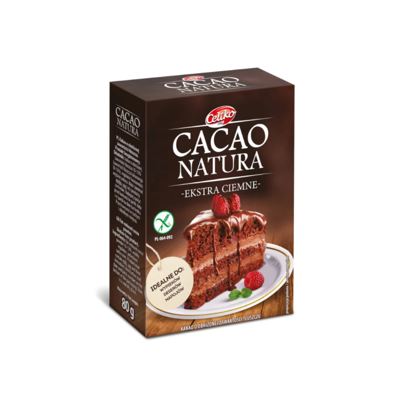 CELIKO KAKAO extra ciemne BEZGLUTENOWE 80g