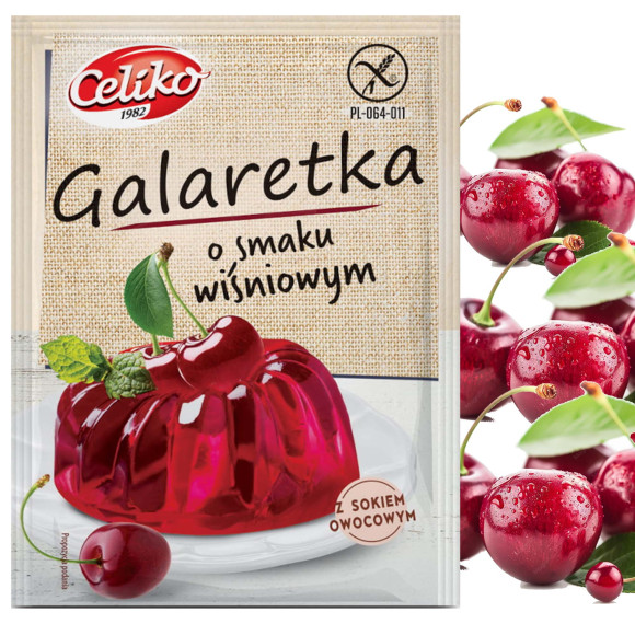Celiko GALARETKA WIŚNIOWA bez glutenu 75g 