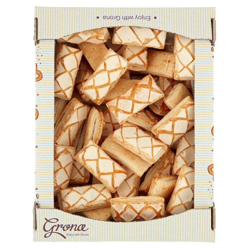 ŁAZANECZKI kruche  Ciastka z CIASTA  z FRANCUSK. 400g GRONA KRÓTKA DATA 