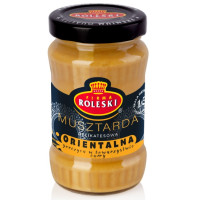 Roleski MUSZTARDA ORIENTALNA gorczyca z curry słoik 175g