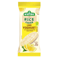 Kupiec WAFLE RYŻOWE W POLEWIE JOGURTOWEJ CYTRYNOWE 60G
