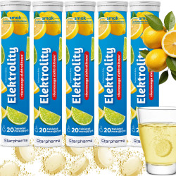 Starpharma ELEKTROLITY sód potas chlorki magnez 20 x5=100 tabletek musujących