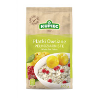 Kupiec PŁATKI OWSIANE PEŁNOZIARNISTE 200g 0,2KG KRÓTKA DATA 