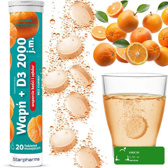 Starpharma WAPŃ+ELEKTROLITY+SPRAWNY UMYSŁ tabl musujące 20 x3 = 60 tabletek