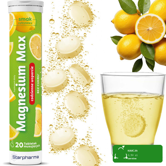 Starpharma TABLETKI MUSUJĄCE WITAMINY MINERAŁY ELETROLITY mix 100 tabletek