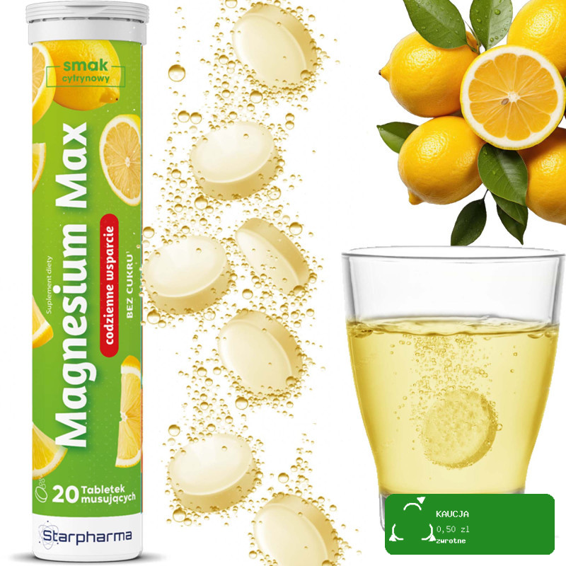 Starpharma TABLETKI MUSUJĄCE WITAMINY MINERAŁY ELETROLITY mix 100 tabletek