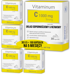 Starpharma WITAMINUM C 1000 Strong wit C 5 opakowań 30 x5 = 150 kapsułek