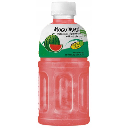 MOGU MOGU napój ARBUZ  kawałkami galaretki kokosowej 320ml KRÓTKA DATA