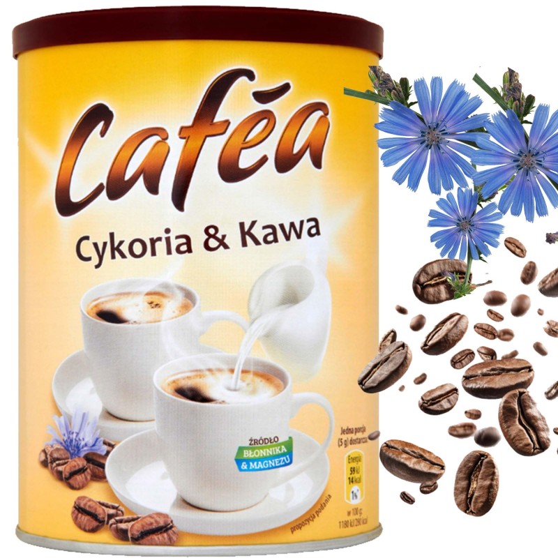 CAFEA 250g (DUŻA) cykoria & kawa DUŻA TUBA