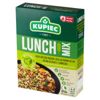 Kupiec LUNCH MIX KASZA GRYCZANA PĘCZAK SOCZEWICA CZARNUSZKA 4X100G 0,4KG
