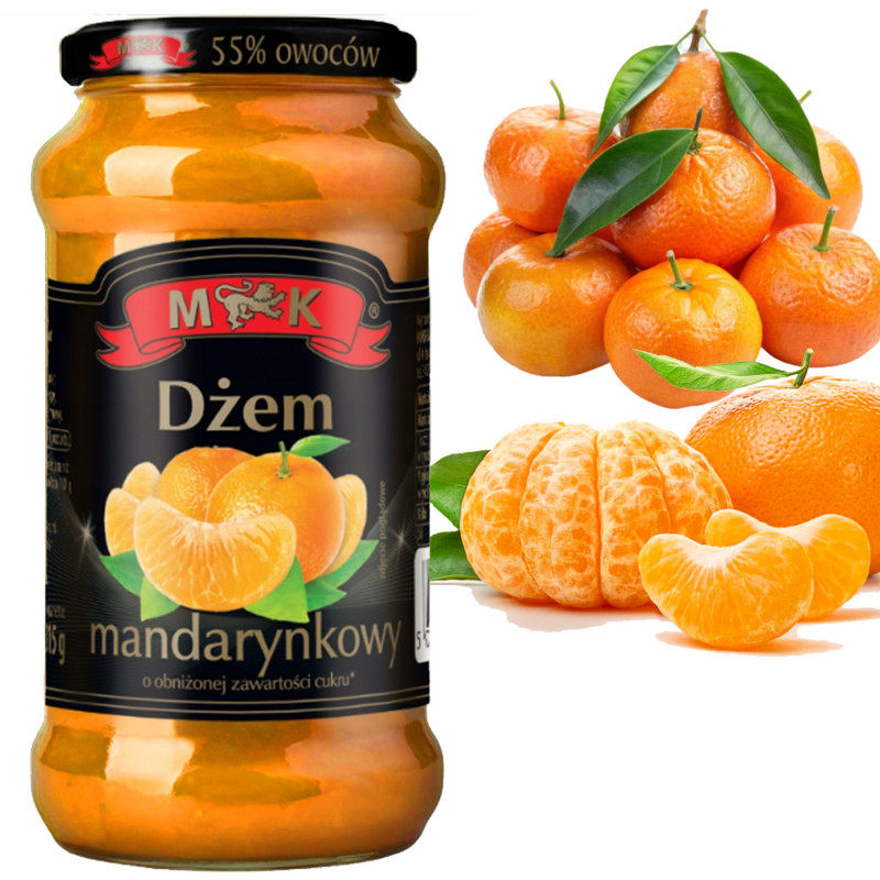 Konshurt MK DŻEM MANDARYNKOWY z mandarynek 315g wyjątkowy oryginalny