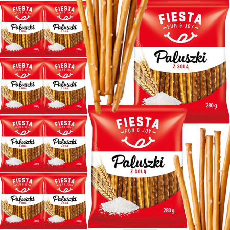 Fiesta PALUSZKI  Z SOLĄ lekkie i wyjątkowo chrupiące 280g x10 = 2,8kg