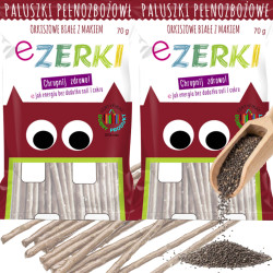 eZerki PALUSZKI pełnozbożowe ORKISZOWE Z MAKIEM bez cukru 70g x2 = 140g