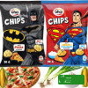 OHO! CHIPSY KUKURYDZIANE O SMAKU PIZZY + SEROWO ŚMIETANKOWE 50g x2 = 100g