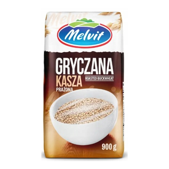 Melvit KASZA GRYCZANA PRAŻONA 900G DUŻE OPAKOWANIE 