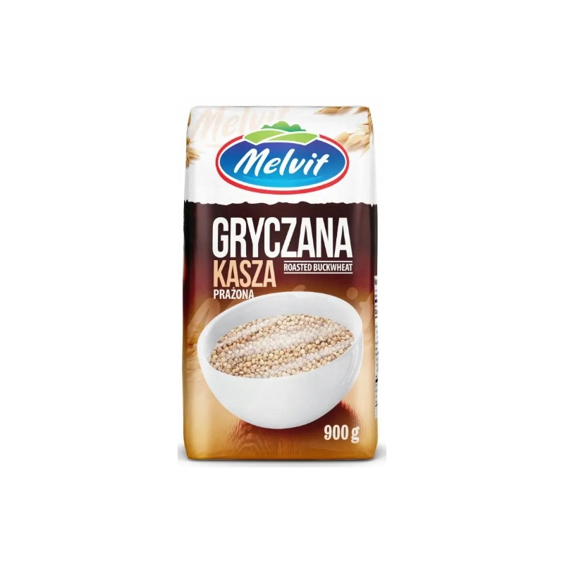 Melvit KASZA GRYCZANA PRAŻONA 900G DUŻE OPAKOWANIE 