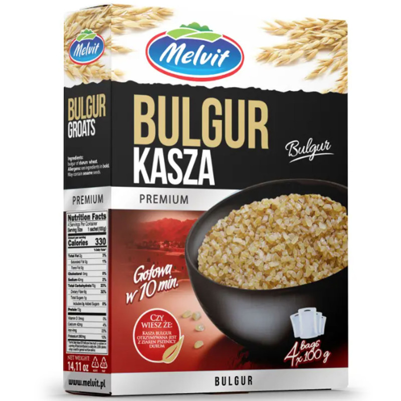Melvit KASZA BULGUR 400g (kartonik)