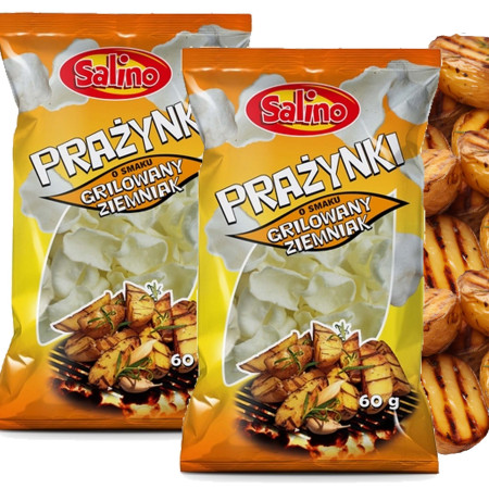 Salino PRAŻYNKI  ziemniaczane SNAKI GRILOWANY ZIEMNIAK 60g x2 = 120g