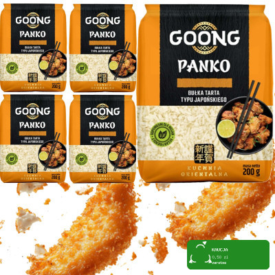 Pamapol  BUŁKA TARTA PANKO GOONG TYPU JAPOŃSKIEGO 200g x 5 = 1kg