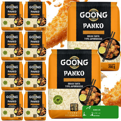 Pamapol  BUŁKA TARTA PANKO GOONG TYPU JAPOŃSKIEGO 200g x 10 = 2kg