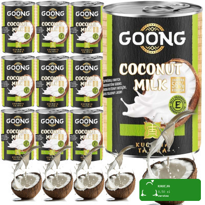 Pamapol GOONG MLECZKO KOKOSOWE 5-7% 56% kokosa 400ml x 10 = 4L